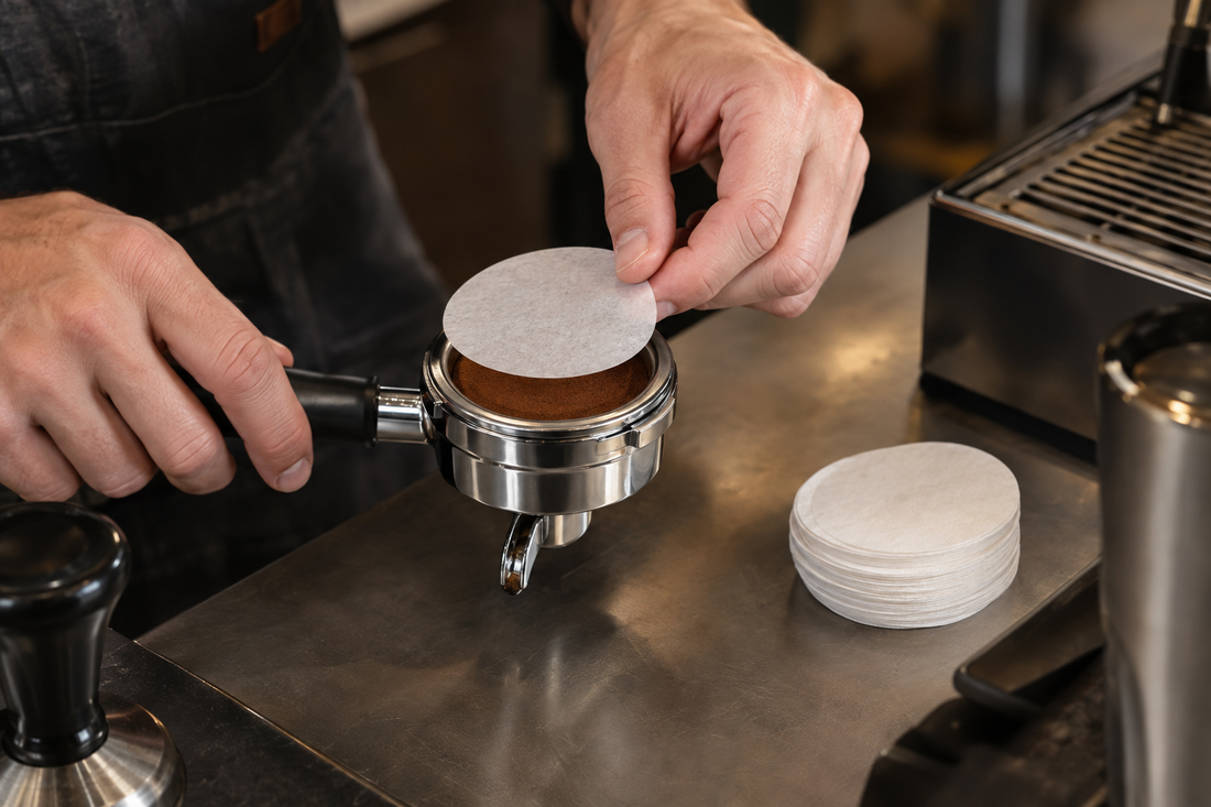 Precision 58mm Espresso Paper Filters by YongFa Packaging