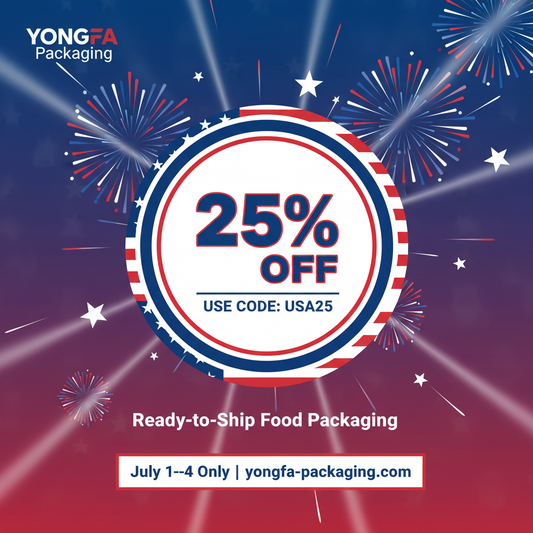 Celebrate Independence Day with 25% Off Ready-to-Ship Food Packaging