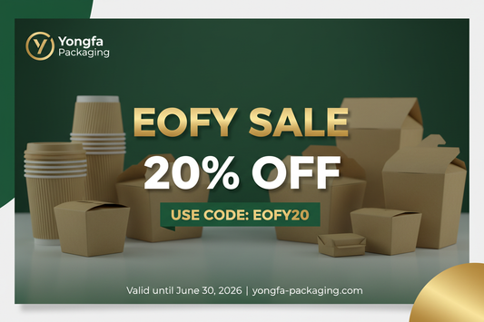 EOFY Sale 2026: 20% Off Food Packaging for Australian & New Zealand Businesses