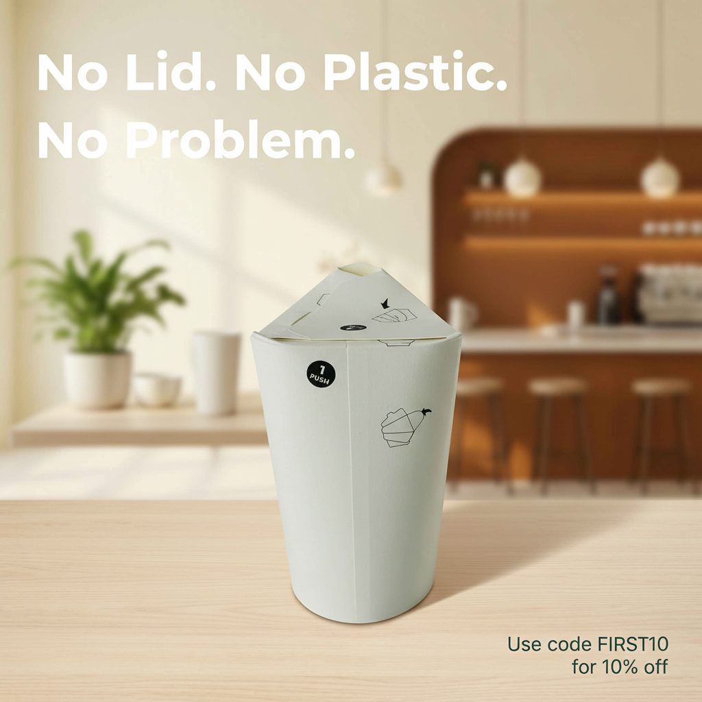 Why Your Café Should Ditch Plastic Lids (And What to Use Instead)