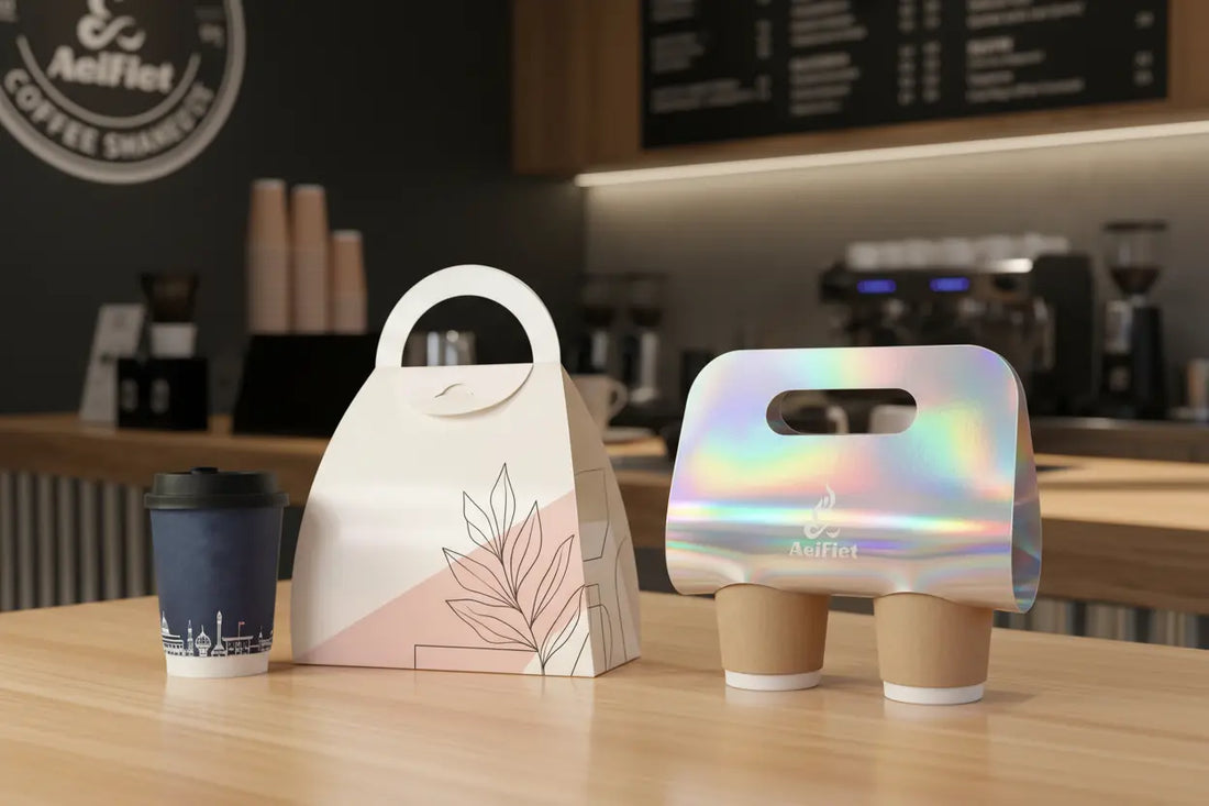 Paper Cup Carriers with Handle: The Smart Choice for Coffee Shops & Catering