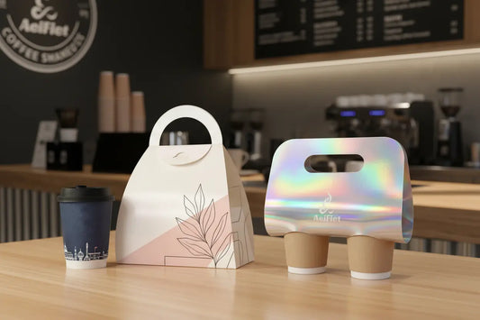 Paper Cup Carriers with Handle: The Smart Choice for Coffee Shops & Catering