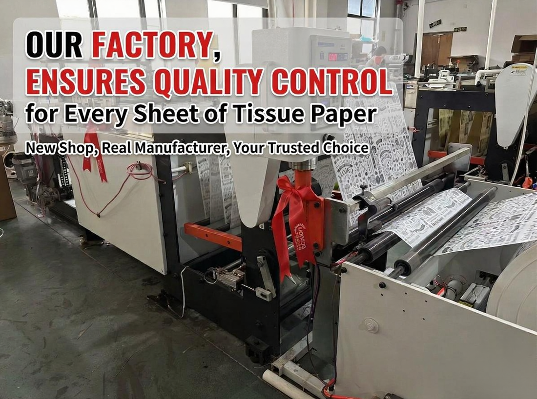 Yongfa Packaging factory production line for custom tissue paper quality control
