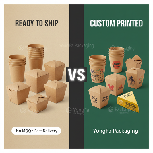 Ready to Ship vs. Custom Printed Packaging: Which Is Right for Your Food Business?