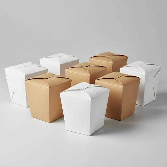 Custom Paper Noodle Boxes Wholesale – 16 oz Chinese Takeout Boxes
