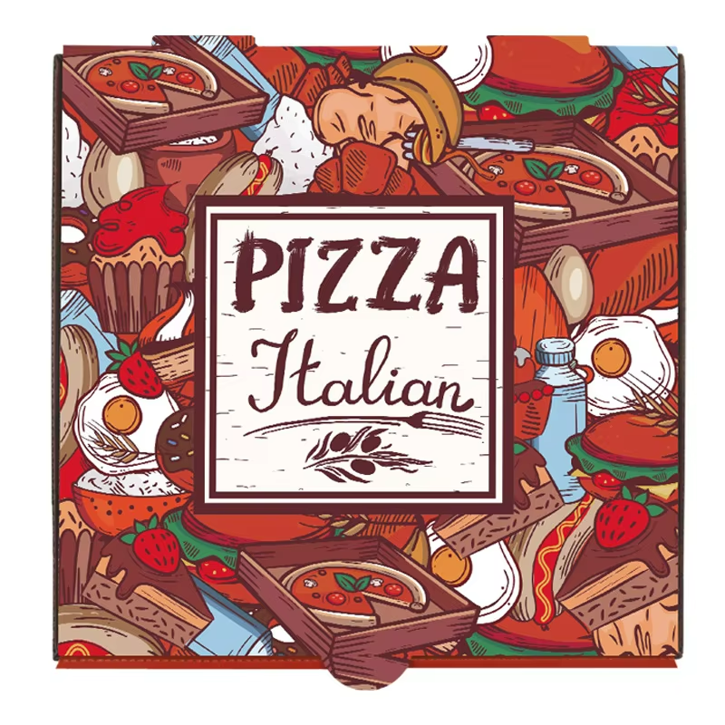 Custom Pizza Boxes - Eco-Friendly Corrugated Packaging for Restaurants & Brands - YongFa Packaging