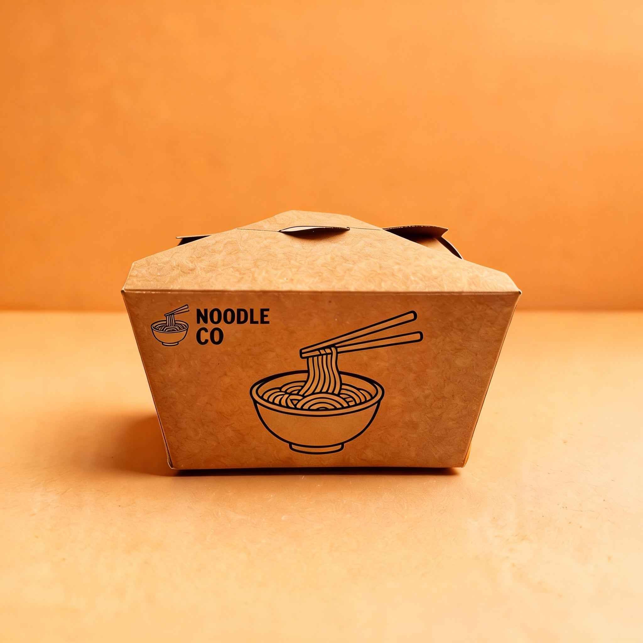 Eco-Friendly Takeout Box with Locking Lid & Reinforced Corners - Custom Printed Kraft Paper Food Container - YongFa Packaging