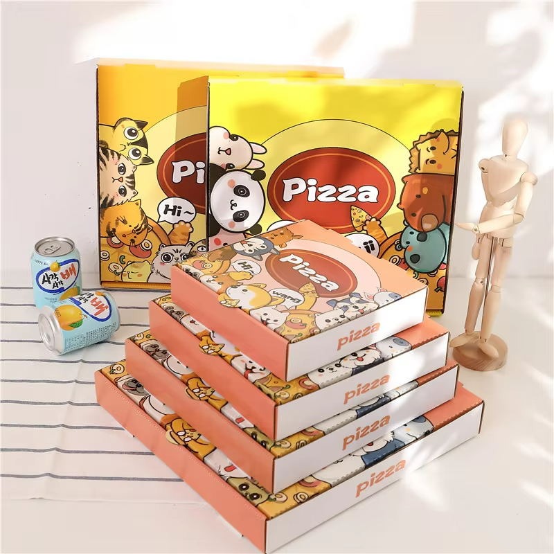 Custom Pizza Boxes - Eco-Friendly Corrugated Packaging for Restaurants & Brands - YongFa Packaging