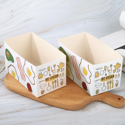 Eco-friendly disposable paper sandwich boxes with custom logo design, ideal for takeout packaging by YongFa Packaging.