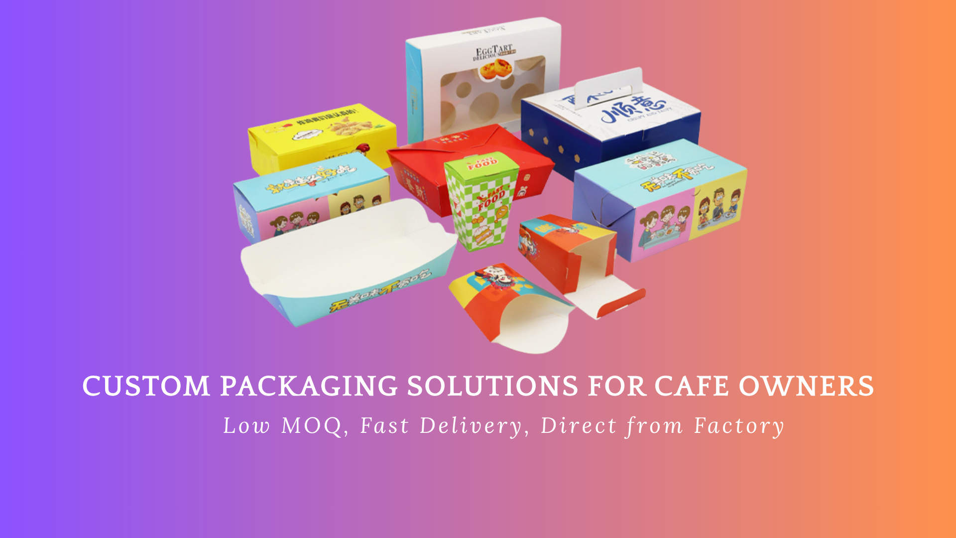 Custom food packaging manufacturer - wholesale cups, boxes and eco-friendly packaging from YongFa Packaging
