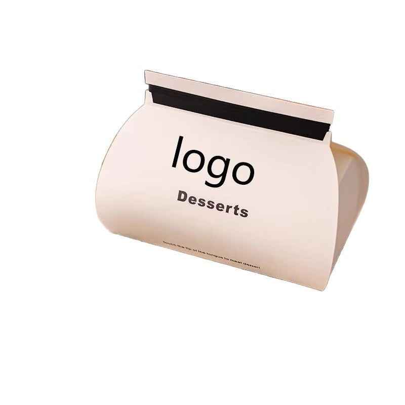 Custom Dessert Boxes in Unique Shapes for Tiramisu, Mousse & French Roll Cakes - White Card/Kraft Paper Packaging - YongFa Packaging
