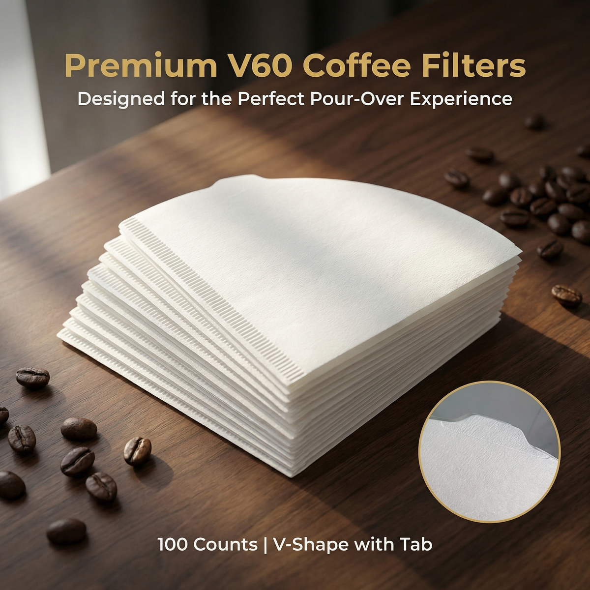 Professional espresso filter paper wholesale, high-quality coffee brewing accessories for USA and Australia market.