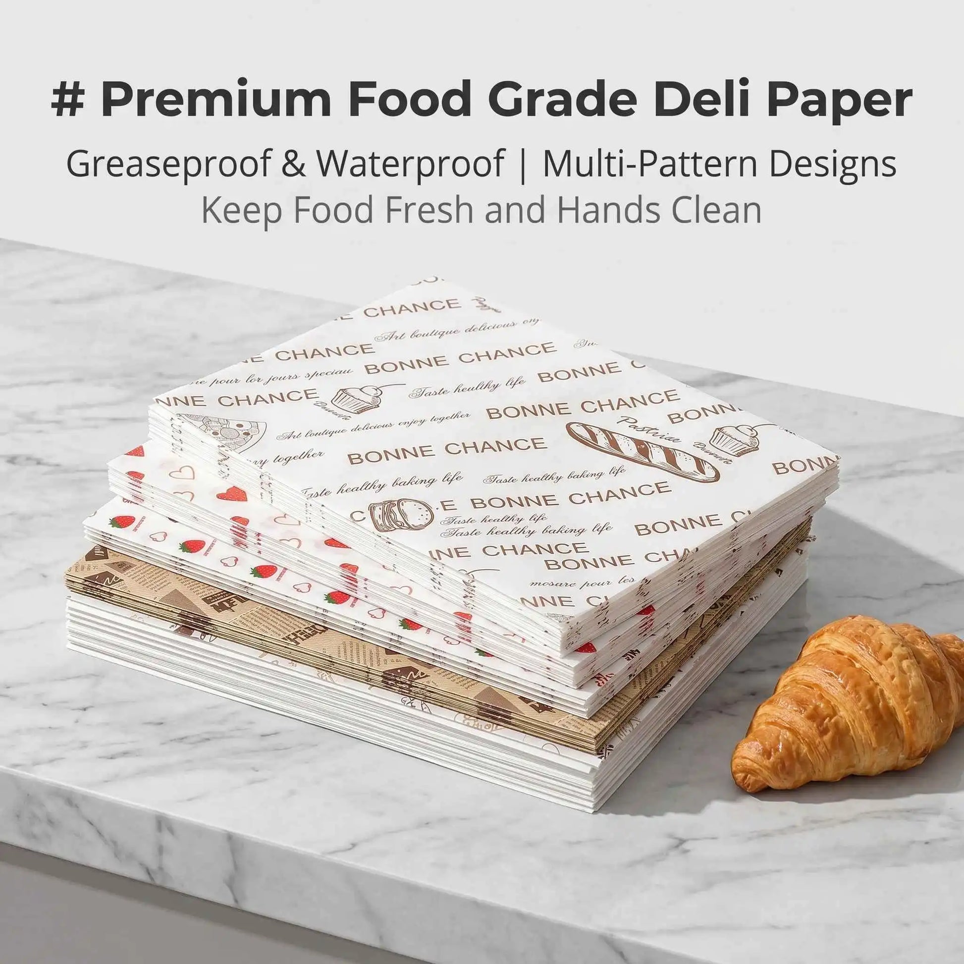 Wholesale YongFa Deli Wrap Paper 15x11 inches, food-grade grease-resistant liner for takeout and baskets.