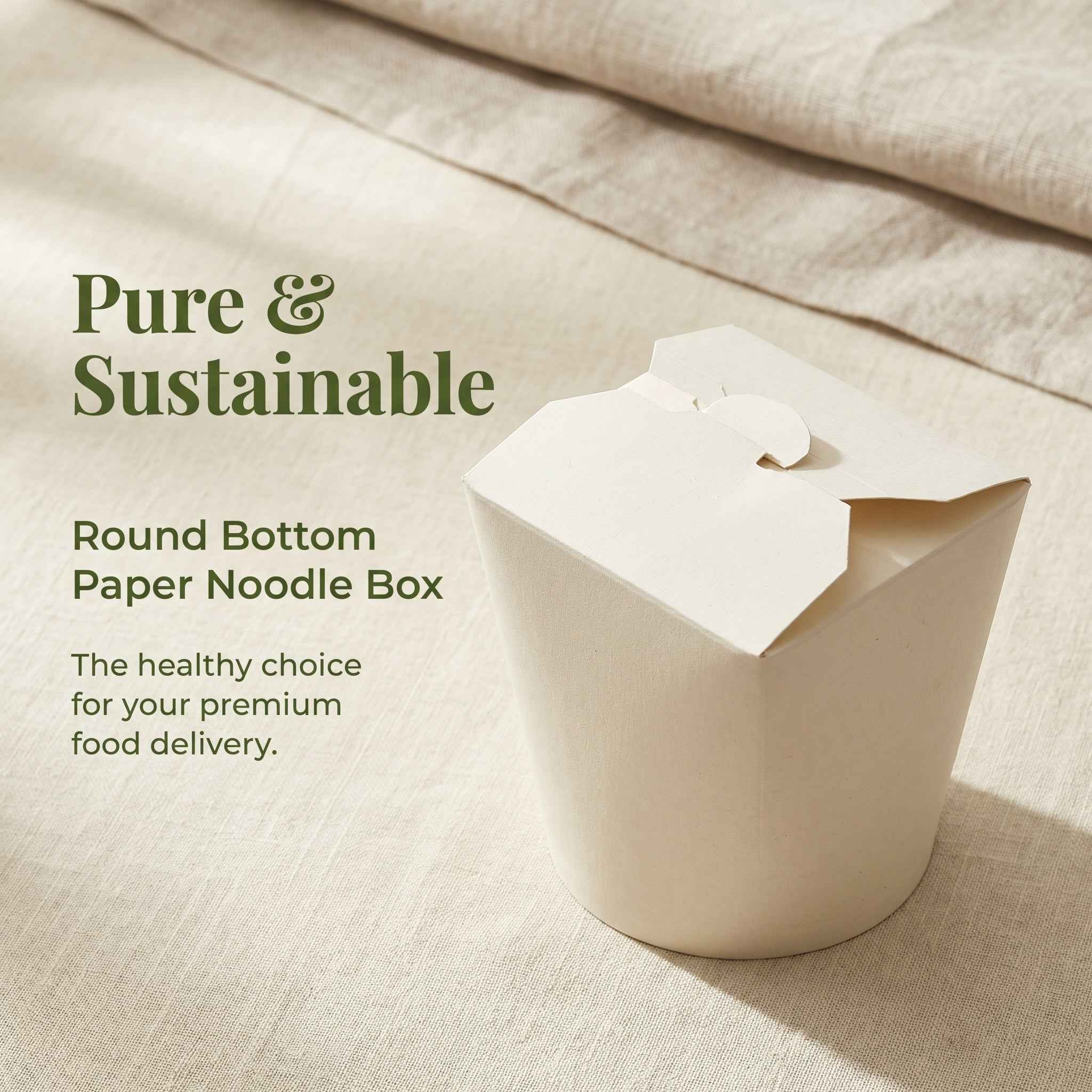 16oz Leak-Proof Paper Noodle Boxes – Ready to Ship