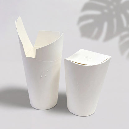 Eco-friendly 8oz, 12oz, and 16oz YongFa Packaging butterfly logo paper cups without lids, featuring custom logo printing.