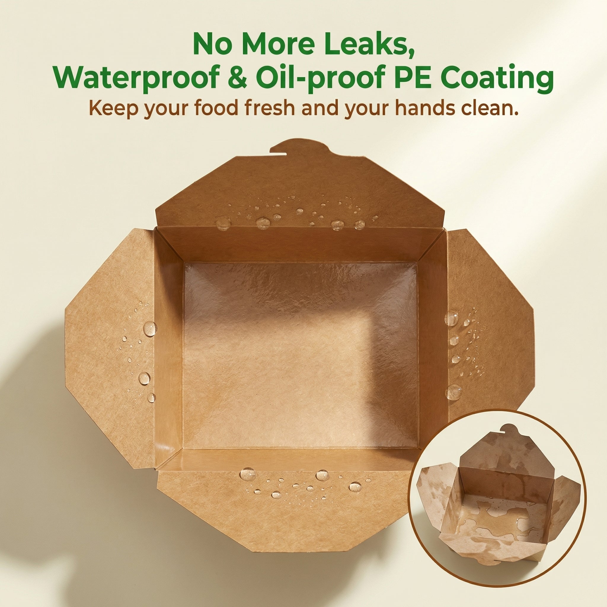 Wholesale Kraft paper lunch boxes from Yongfa Packaging, biodegradable meal prep packaging for Australia and Japan.