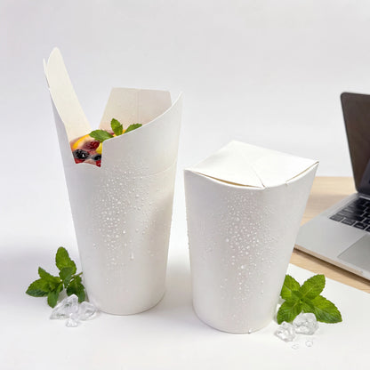 YongFa Packaging custom logo butterfly eco paper cup without lid, 8oz, 12oz, or 16oz sizes, featuring butterfly design on white background