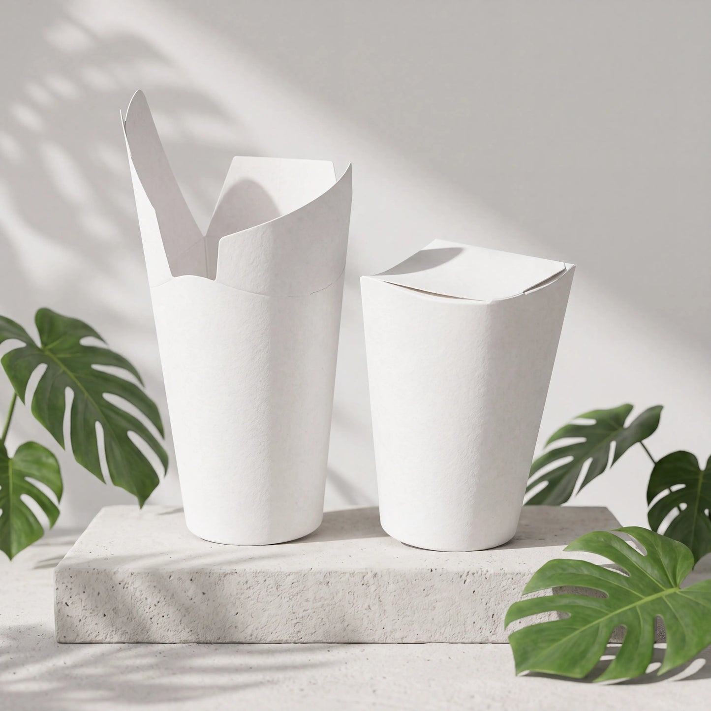YongFa Packaging custom logo butterfly eco paper cup in 8oz, 12oz, or 16oz sizes, lid-free with butterfly design on white paper cup