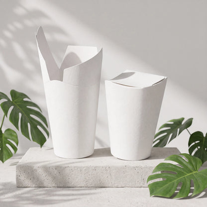YongFa Packaging custom logo butterfly eco paper cup in 8oz, 12oz, or 16oz sizes, lid-free with butterfly design on white paper cup