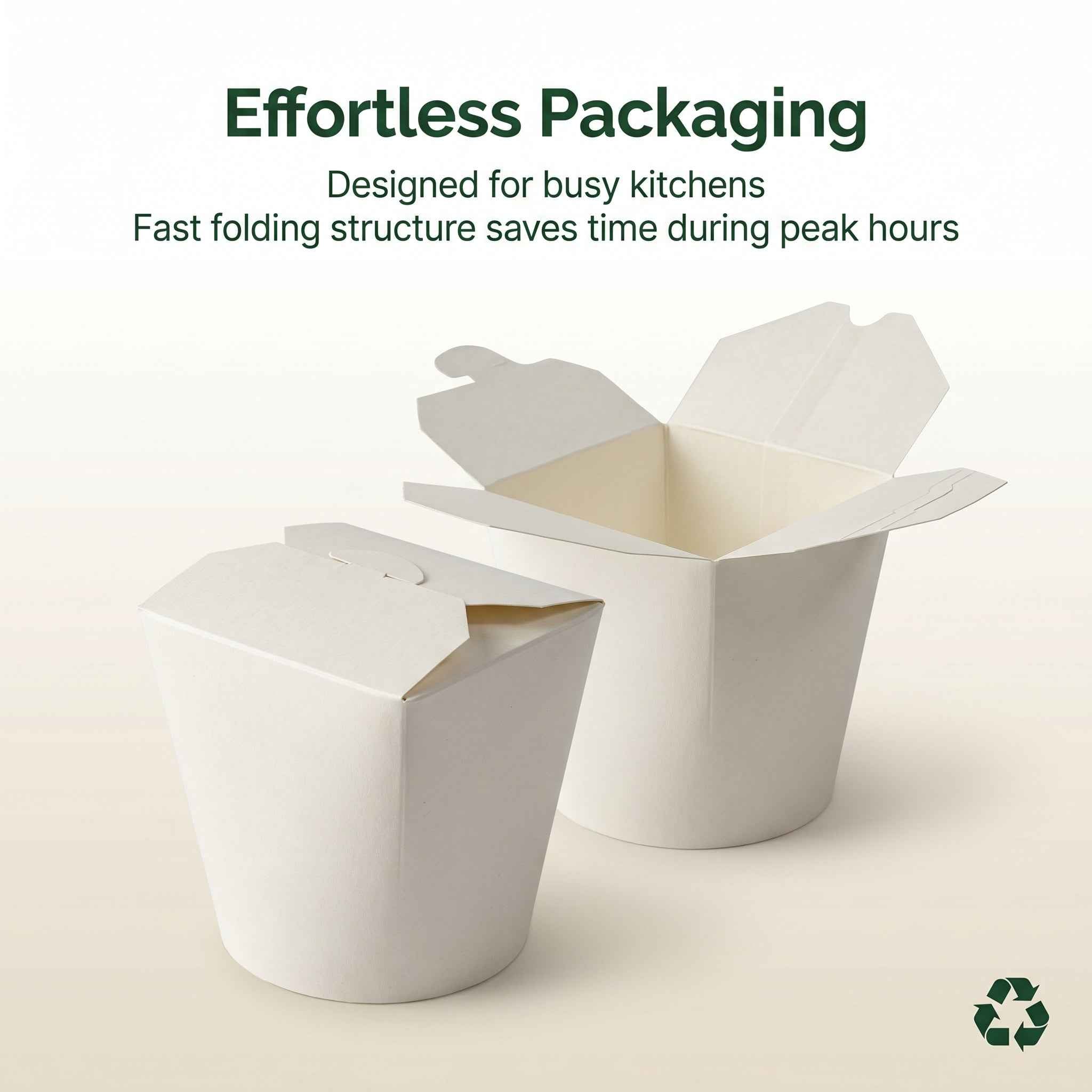 16oz Leak-Proof Paper Noodle Boxes – Ready to Ship