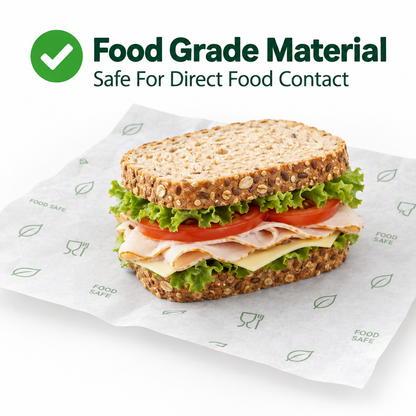Food grade deli wrap paper safe for direct food contact