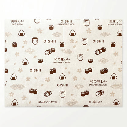 Wholesale food-grade 17gsm custom printed tissue paper by Yongfa Packaging, showing colorful printed designs on lightweight tissue paper