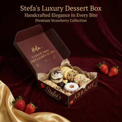 Custom cake box for cupcakes and cookie desserts by YongFa Packaging, showcasing sturdy, attractive bakery packaging design.