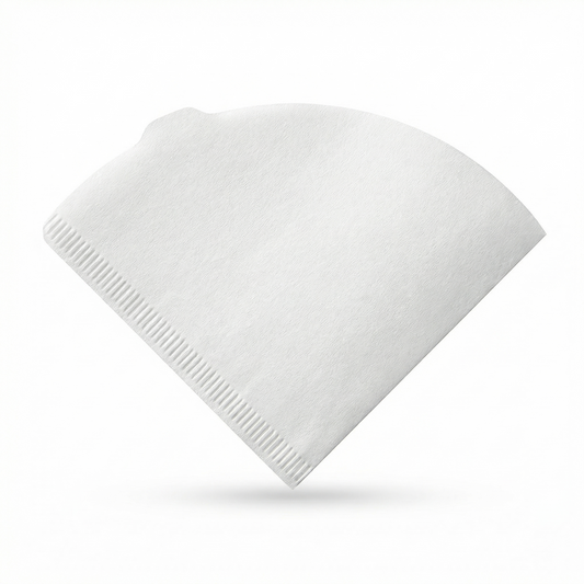 Premium V60 coffee filter paper, unbleached wood pulp filters for roasteries in Japan and the United Kingdom.