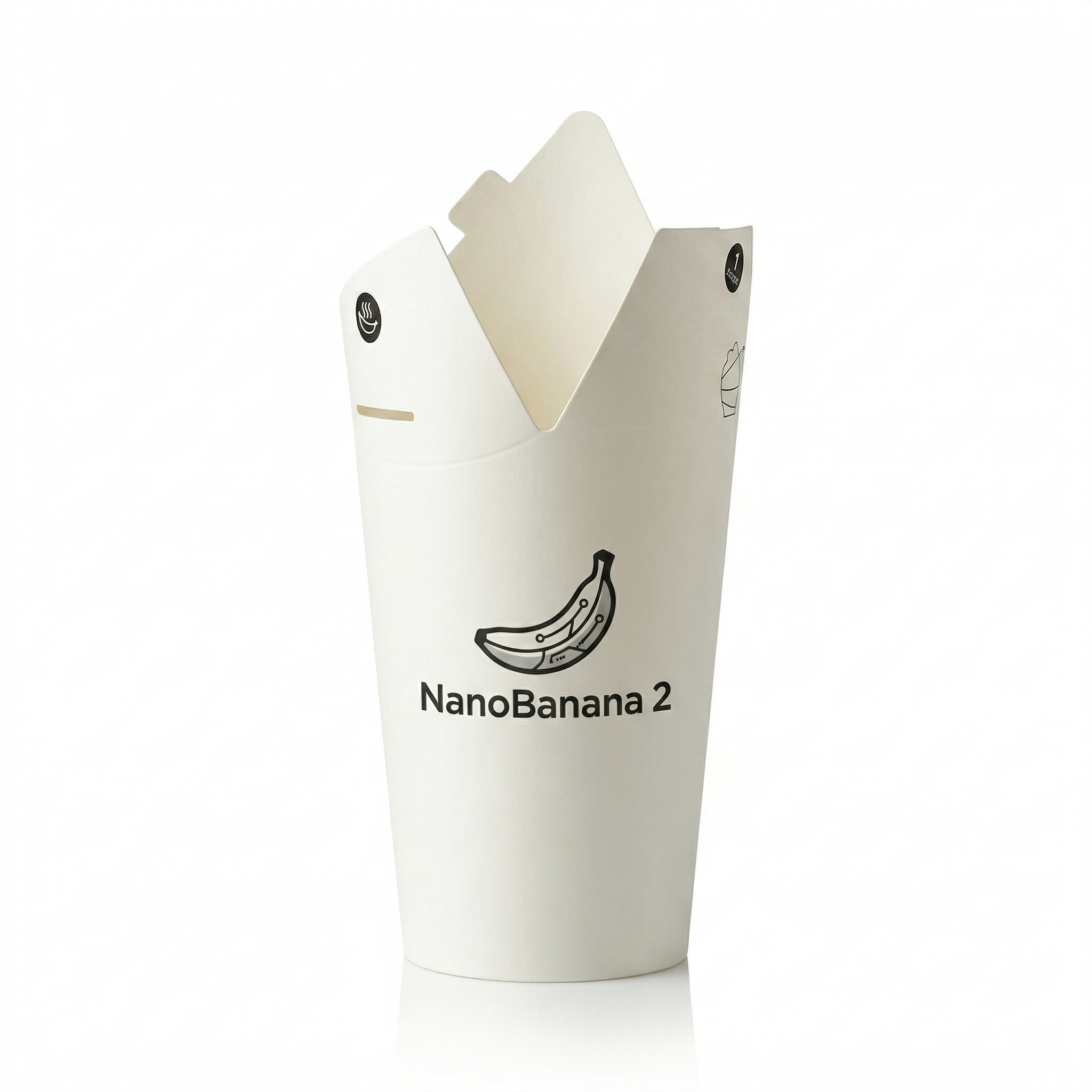 Custom Logo Butterfly Cup – Lid-Free Eco Paper Cups | MOQ 5,000 pcs | 8oz / 12oz / 16oz