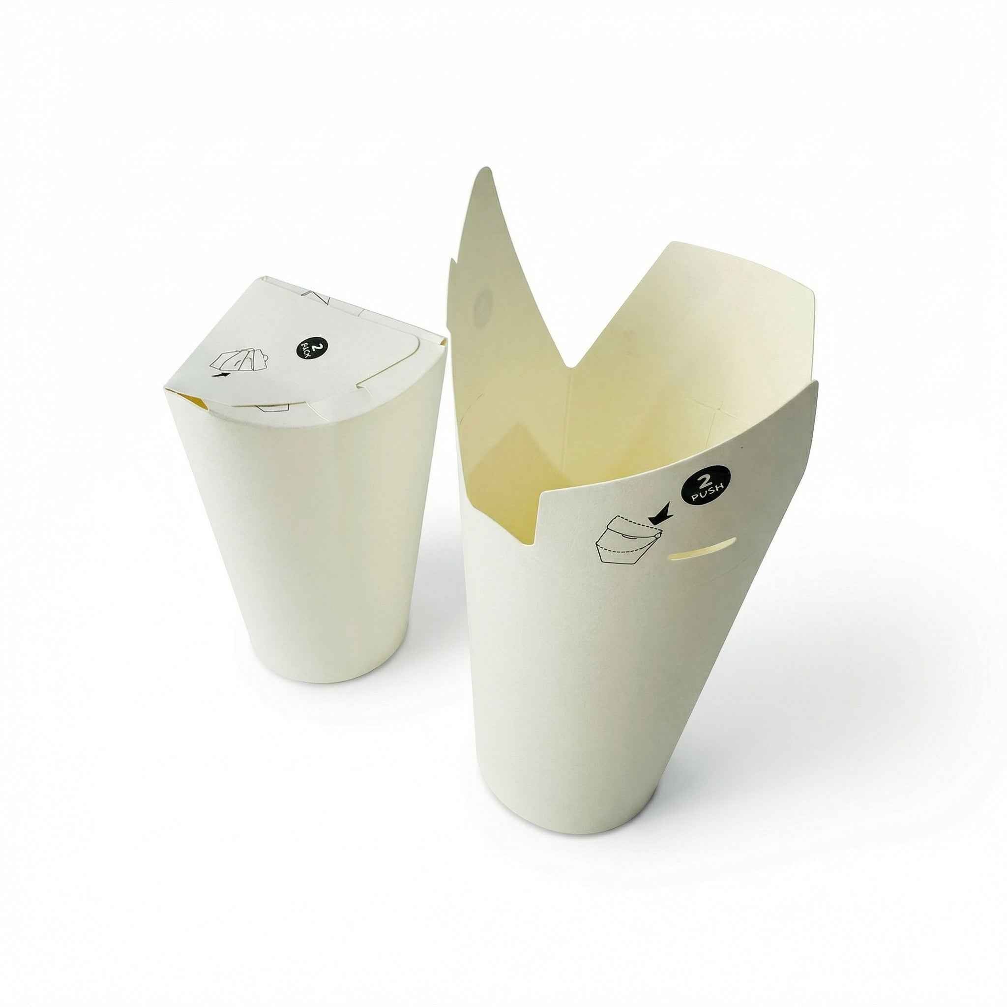 Butterfly Cup: Patented Spill-Proof Eco-Friendly Coffee Cups (50 Pack)