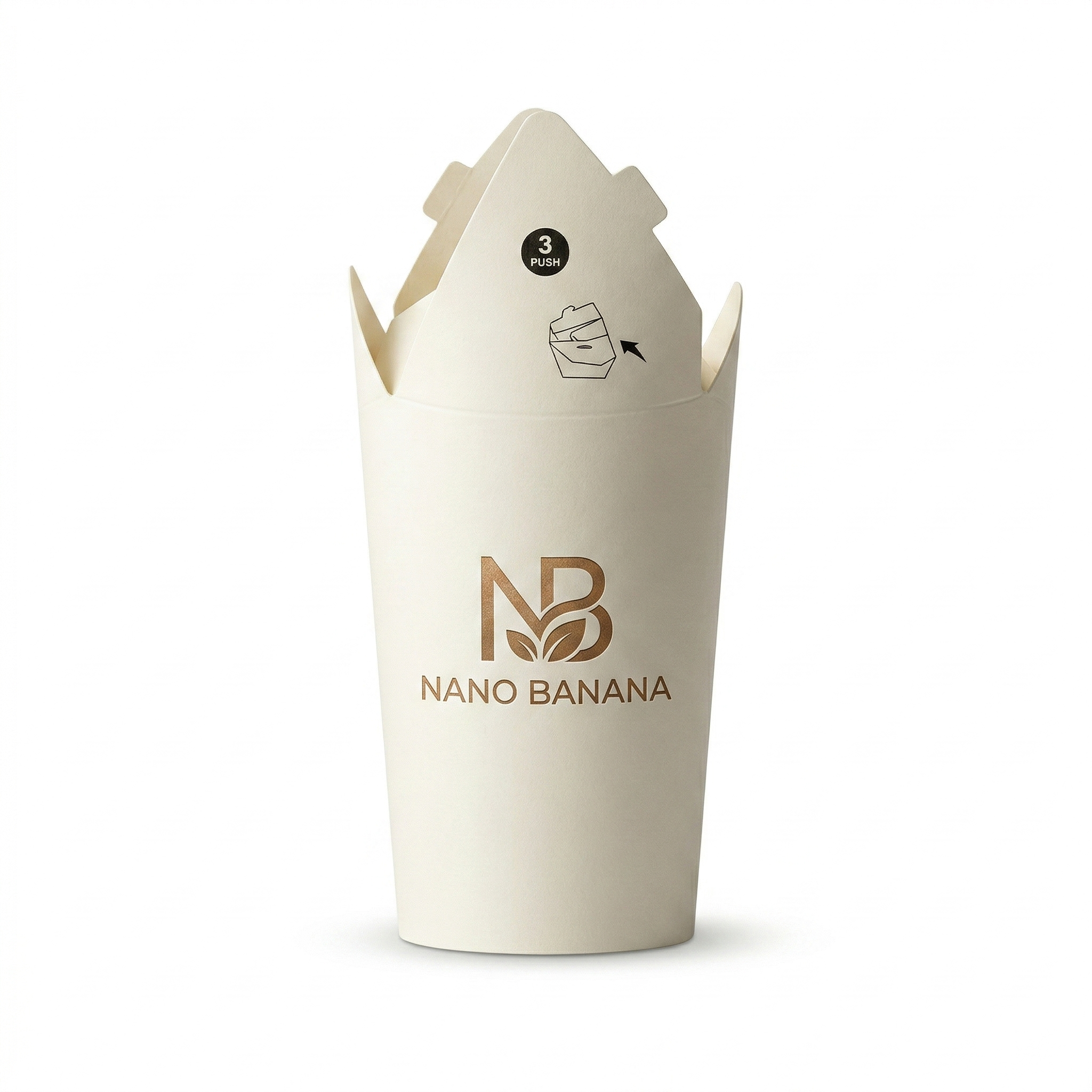 Custom Logo Butterfly Cup – Lid-Free Eco Paper Cups | MOQ 5,000 pcs | 8oz / 12oz / 16oz