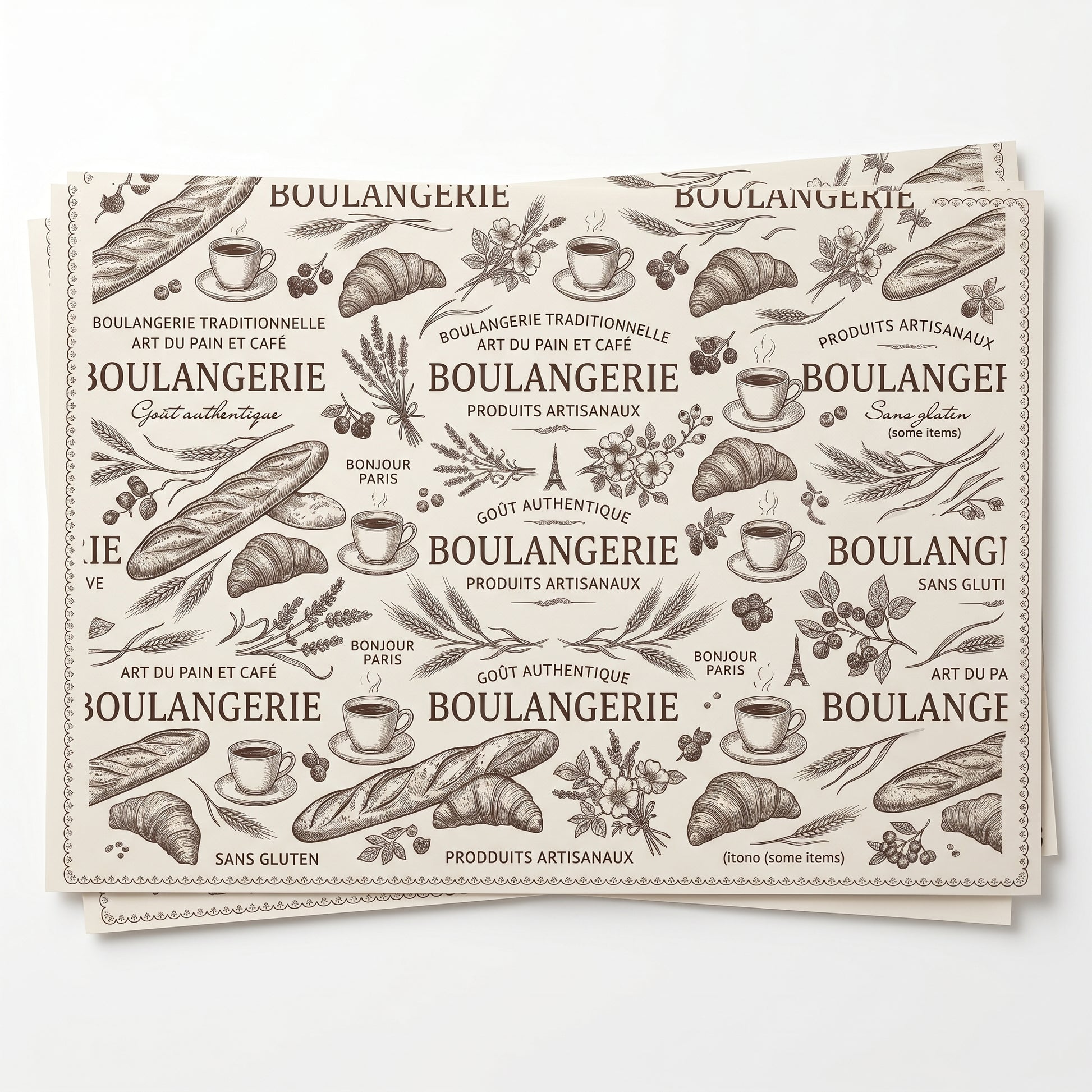 Wholesale food-grade Yongfa Packaging custom printed tissue paper, 17gsm, with colorful design, perfect for gift wrapping or packaging.