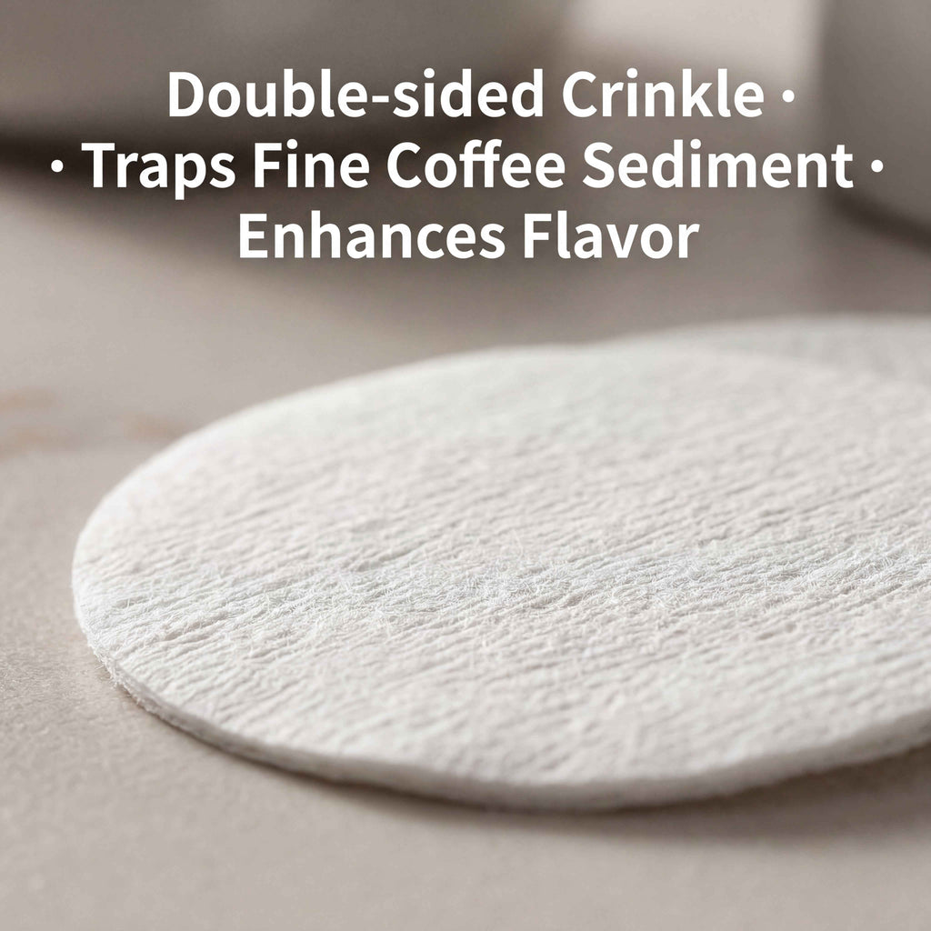 58mm Coffee Filter Paper - Premium Espresso Filter Paper for E61, Breville & More | 100-500 Count | Keeps Shower Screen Clean - YongFa Packaging