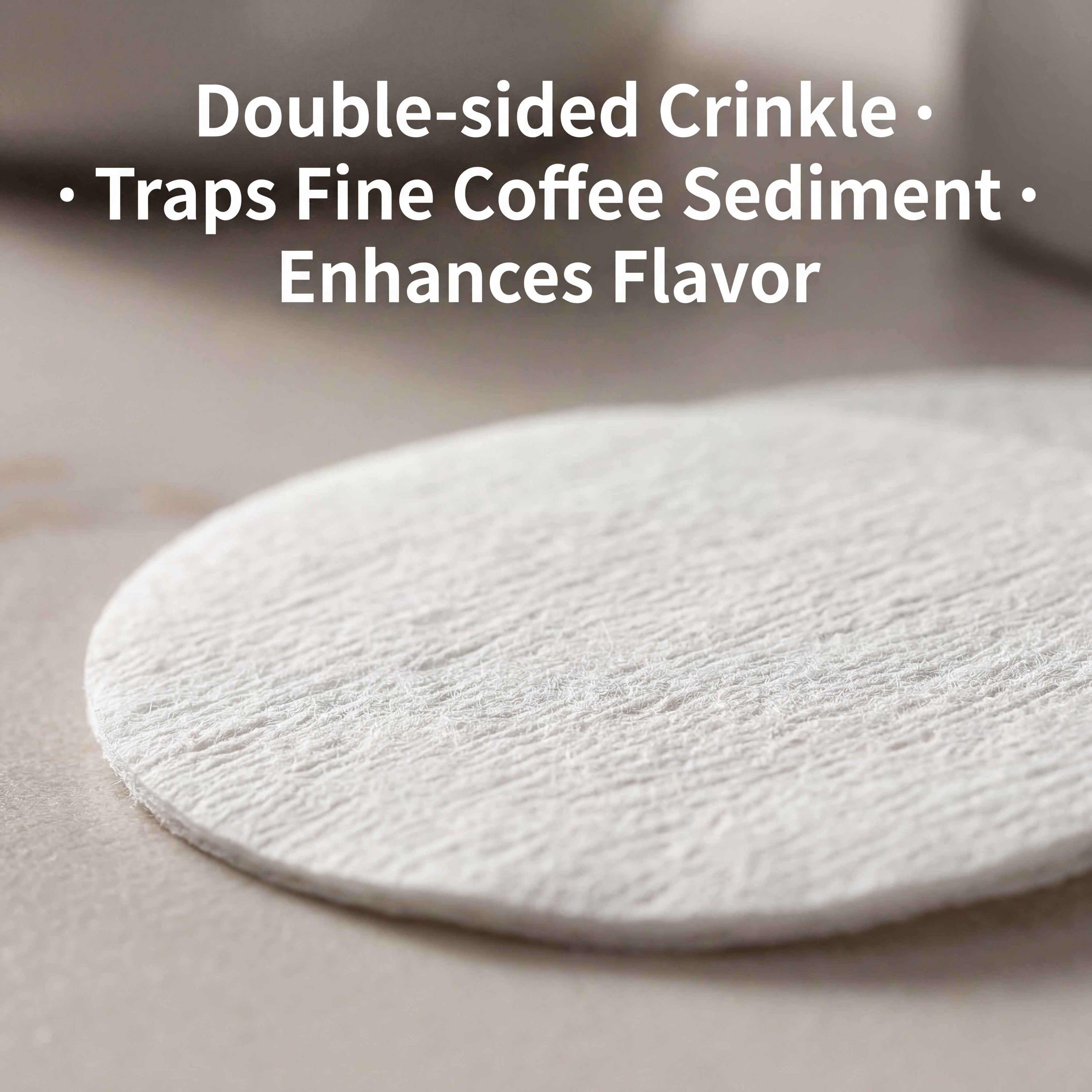 58mm Coffee Filter Paper - Premium Espresso Filter Paper for E61, Breville & More | 100-500 Count | Keeps Shower Screen Clean - YongFa Packaging
