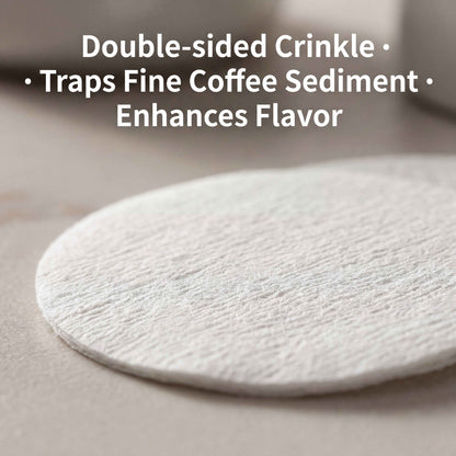 58mm Coffee Filter Paper - Premium Espresso Filter Paper for E61, Breville & More | 100-500 Count | Keeps Shower Screen Clean - YongFa Packaging